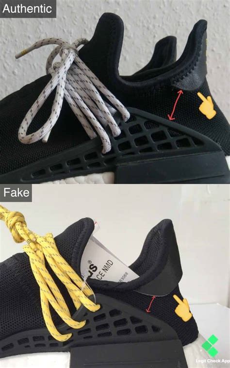 human race shoes real vs fake|3 Ways to Spot Fake NMD Shoes .